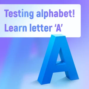 Английский алфавит для тестировщиков. Letter A